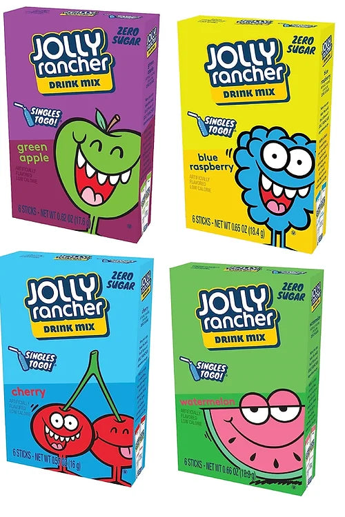 Jolly Rancher Drink Mix (6 Servings) - 4 Flavour Choices – Wisdom Foods